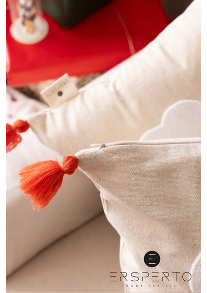 Yılbaşı Kış Serisi Punch Panç Nakışlı Kırlent Kılıfı 1 Adet 43X43CM fiyatları