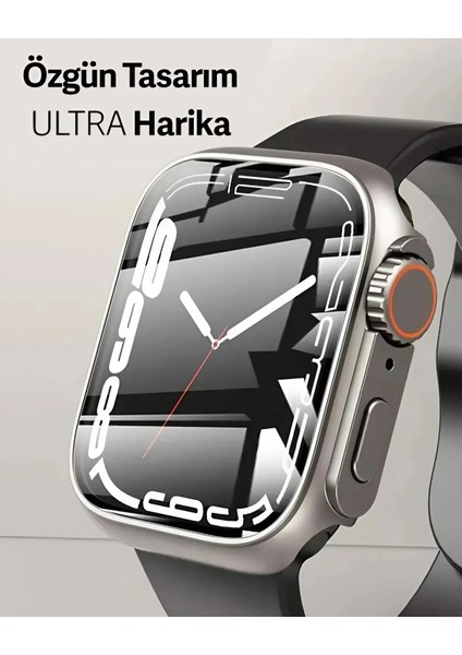 Watch 10.nesil Uyumlu 42MM Ultra Dönüştürücü Kasa Ekran Koruyucu fiyatları