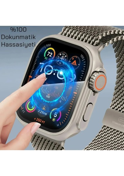 Watch 10.nesil Uyumlu 42MM Ultra Dönüştürücü Kasa Ekran Koruyucu fırsatları