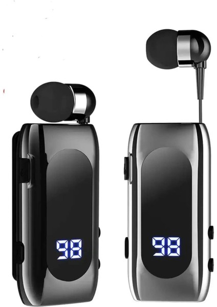 Android & Ios Uyumlu Makaralı Titreşimli Dijital Bluetooth Kulaklık