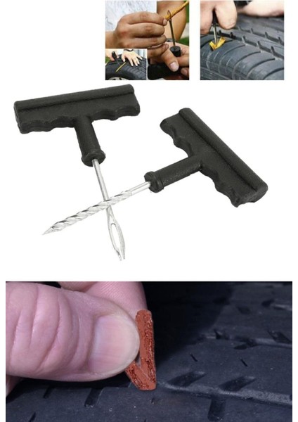 Lastik Tamir Kiti Fitil Atma Seti+ Lastik Tamir Kiti Kauçuk Vida Seti
