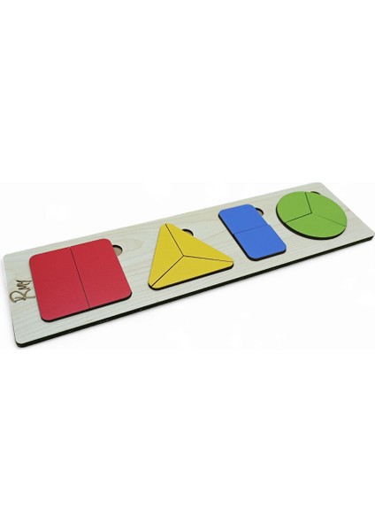 Montessori Ahşap Parça Bütün Bultak 4 Şekil