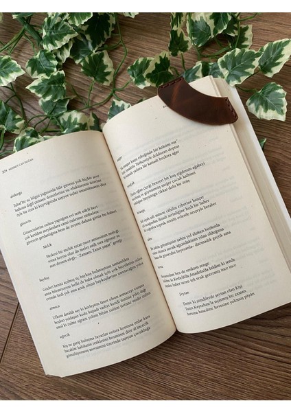 (Isim Yazıyoruz) Hakiki Deri 3^lü Kitap Ayracı Seti fırsatları