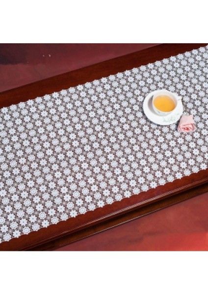 Dantel Pvc Raf -Dolap-Çekmeçe -Runner Örtüsü /ebat:50 cm x 1 mt -INCI11