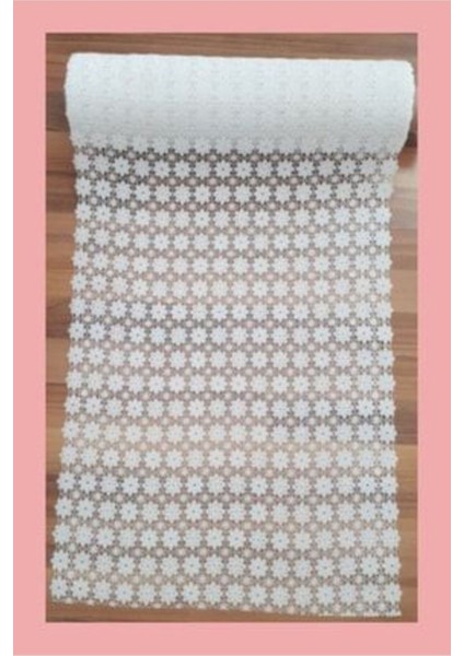 Dantel Pvc Raf -Dolap-Çekmeçe -Runner Örtüsü /ebat:50 cm x 1 mt -INCI11