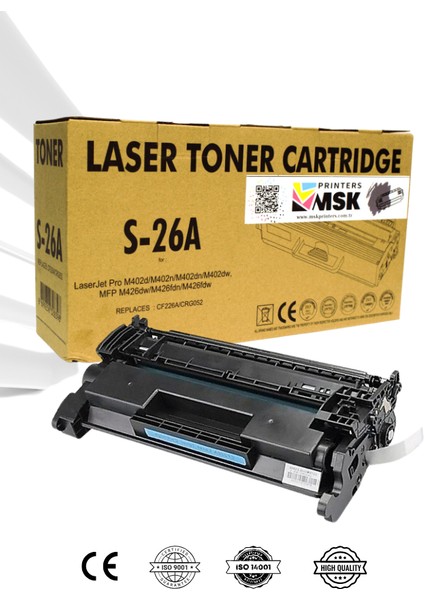 Hp Laserjet Pro M402N Uyumlu Siyah Toner