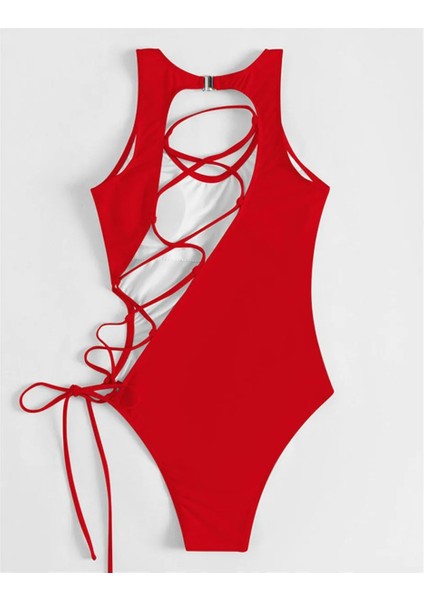 Ip Detaylı Tek Parça Kadın Mayo modelleri