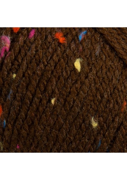 Favori Tweed Kahverengi El Örgü İpi- 083A