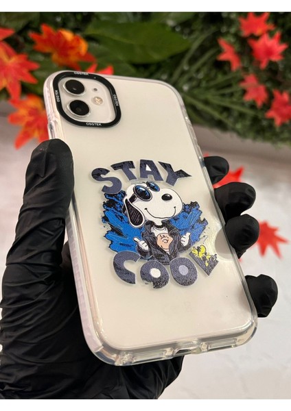 Iphone 11 Uyumlu Stay Cool Baskılı Silikon Telefon Kılıfı fiyatları