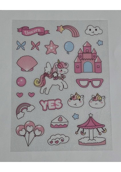 Unicorn Sticker Seti modelleri