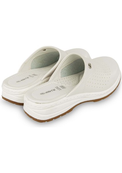 Sabo Çok Amaçlı Kaymaz Taban Kadın Terlik Beyaz indirimleri