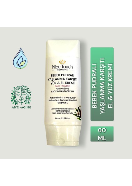 NİCE TOUCH KOZMETİK Bebek Pudralı Yüz& El Kremi
