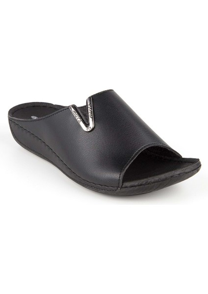 Nest Anatomik Taban Dört Mevsim Kadın Terlik Siyah modelleri