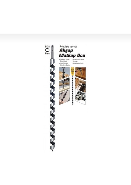 Sds Plus Ağaç Matkap Ucu 8X500 mm fiyatları