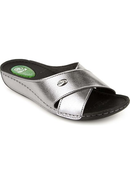 Cyrus Anatomik Taban Jel Destekli Dört Mevsim Kadın Terlik Kurşun modelleri