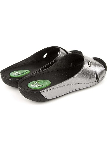 Cyrus Anatomik Taban Jel Destekli Dört Mevsim Kadın Terlik Kurşun indirimleri