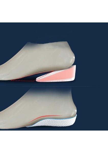 3.5 cm Erkek Gizli Topuk Yükseltici Boy Uzatıcı Ortopedik Tabanlık Köpük Ayakkabı Tabanlığı fırsatları