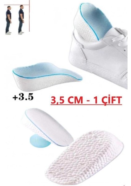 3.5 cm Erkek Gizli Topuk Yükseltici Boy Uzatıcı Ortopedik Tabanlık Köpük Ayakkabı Tabanlığı indirimleri