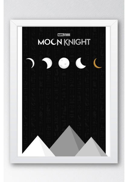 Moon Knight Çerçeveli Tablo - Moon Knight Marvel Dizi Posteri Tablo