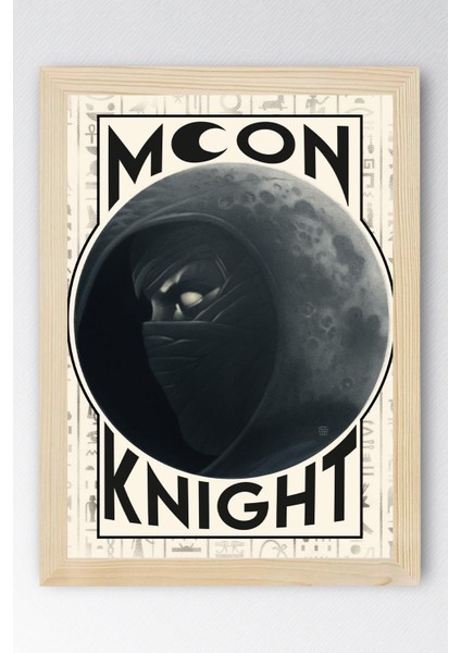Moon Knight Çerçeveli Tablo - Moon Knight Marvel Dizi Posteri Tablo