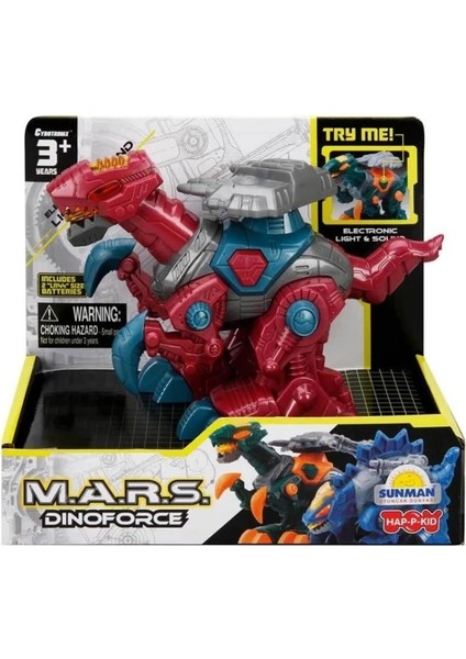 Trex Dinazor Işıklı ve Sesli Happy Kid Mars Dınoforce