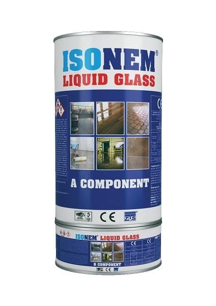 Isonem Liquid Glass Şeffaf Parlak Su Izolasyonu 2 kg