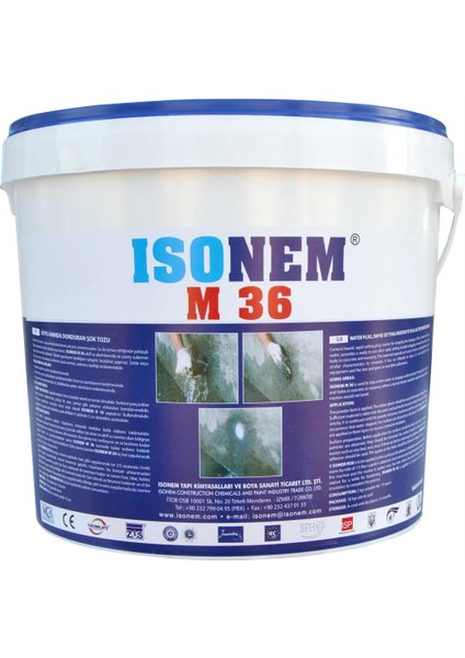 Isonem M 36 Şok Su Durdurma Tozu 10 kg