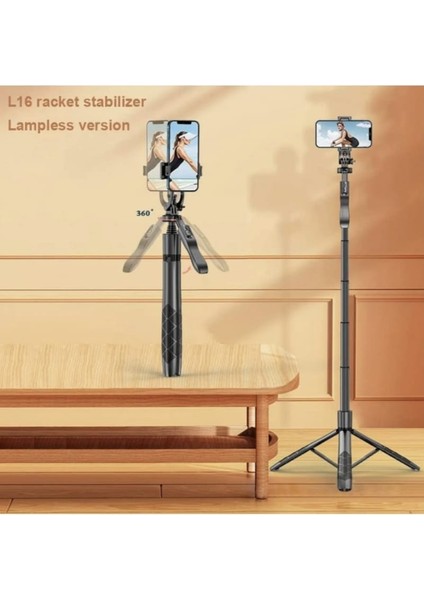 Leasertech Çok Amaçlı Tripod Selfie Kumandalı 153 cm Anroid Ios Go Pro Uyumlu