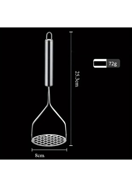 Patates Ezici 304 Paslanmaz Çelik Havuç Muz Avokado Ezici 721297