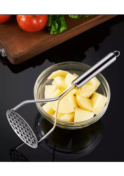 Patates Ezici 304 Paslanmaz Çelik Havuç Muz Avokado Ezici 721297