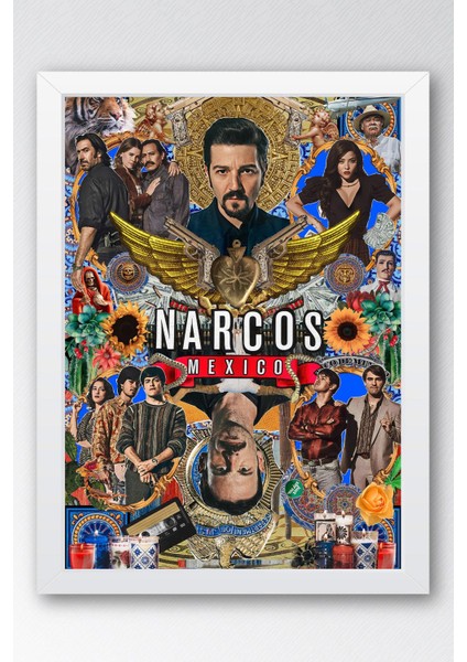 Narcos Mexico Çerçeveli Tablo - Narcos Dizi Posteri Tablo