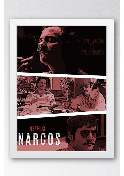 Narcos Çerçeveli Tablo - Narcos Dizi Posteri Tablo