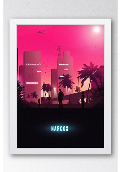 Narcos Çerçeveli Tablo - Narcos Dizi Posteri Tablo