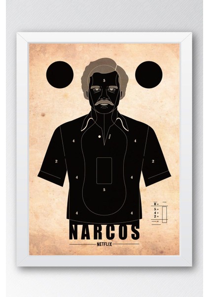 Narcos Çerçeveli Tablo - Narcos Dizi Posteri Tablo