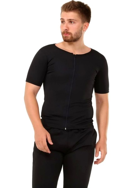 Özel Üretim Rahat Spor Iç Giyim Terleme Hızlandırıcı Şık Termal Sauna Erkek Fermuarlı Eşofman Takım modelleri