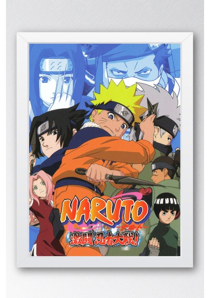 Naruto Çerçeveli Tablo - Naruto Manga Anime Posteri Tablo