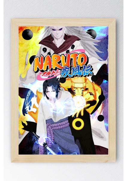 Naruto Çerçeveli Tablo - Manga Anime Posteri Tablo