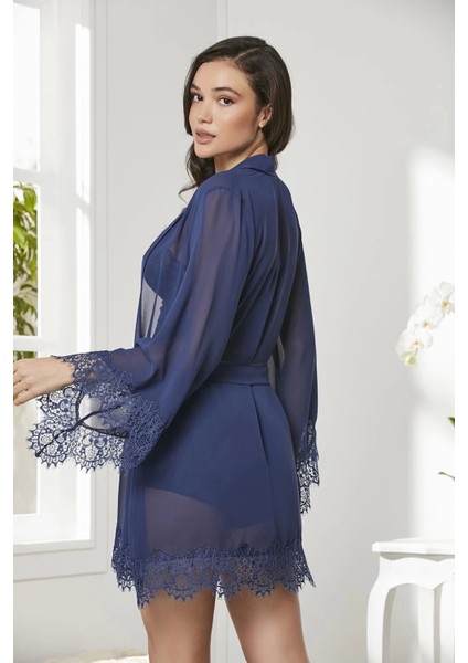 Pierre Cardin 7005 Sabahlıklı Şort Gecelik Takım