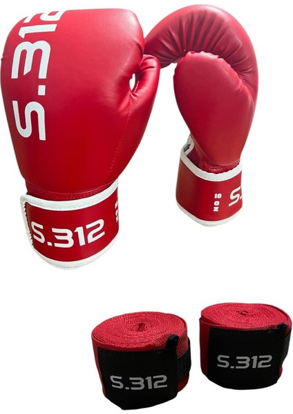 Boks Eldiveni Bandaj Set Kick Boks Eldiveni, Muay Thai Eldiveni, Maç ve Antrenman Eldiveni + Bandaj
