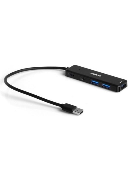 Connect Master X5C DK-AC-USB347 Usb3.2 Gen 1 Type-A To 3 Port Usb-A & 1 Port Type-C 2.0 / 1x Type-C Charge