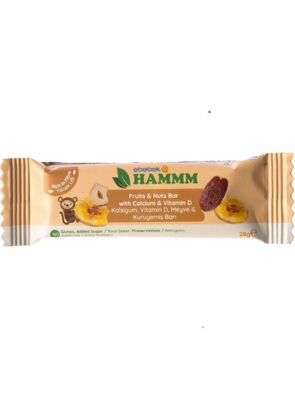 Kalsiyum & D Vitamin Bar 28 gr