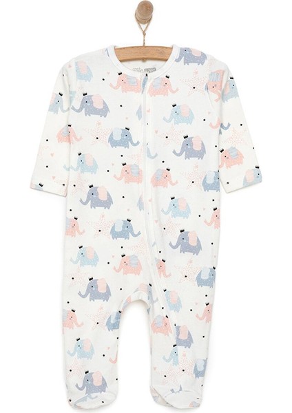 Yenidoğan Kız Patikli Tulum Kız Bebek