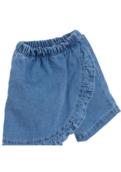 Spring Memories Kız Denim Şort Kız Bebek
