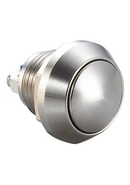 12MM Metal Buton Nikel IP65