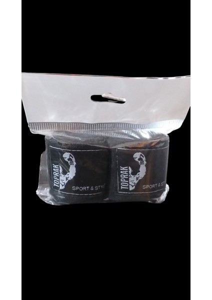 Bandaj ve Karabina Hediyeli Çocuk Boks Torbası 9-13 Yaş Için 60X22 cm Içi Dolu Toprak Sport