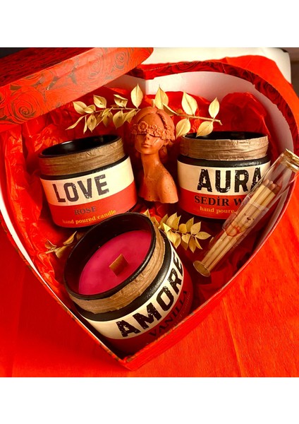 Red Love Serisi: Sevgililer Günü Özel Dekoratif Hediye Seti ❤️