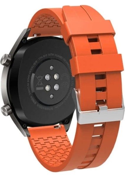 Honor Watch 4 Pro / Gs Pro / Gs 3 / Gs 4 Uyumlu Tokalı Silikon Kordon 22MM