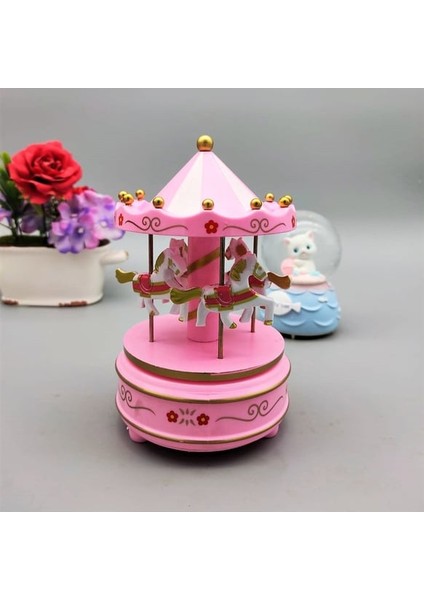 Sevimli Kedi Işıklı Müzikli Orta Boy Kar Küresi Atlı Karınca Müzik Kutusu modelleri