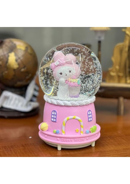 Sanrio Kuromi Büyük Boy Püskürtmeli Müzikli Işıklı Kar Küresi fırsatları