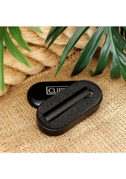 Kişiye Özel Clipper Marka Metal Çakmak Siyah